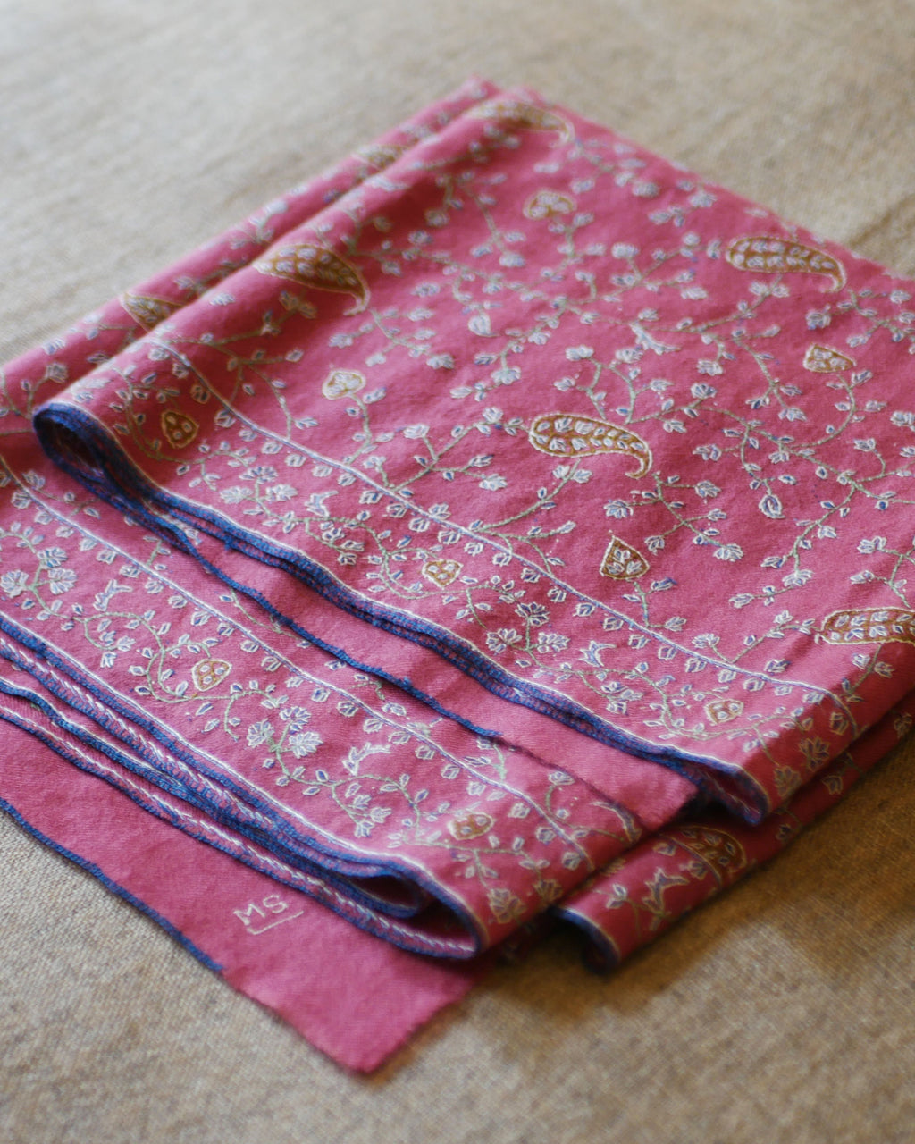 Faryab Pink Jamawar Pashmina Shawl – Limited Edition