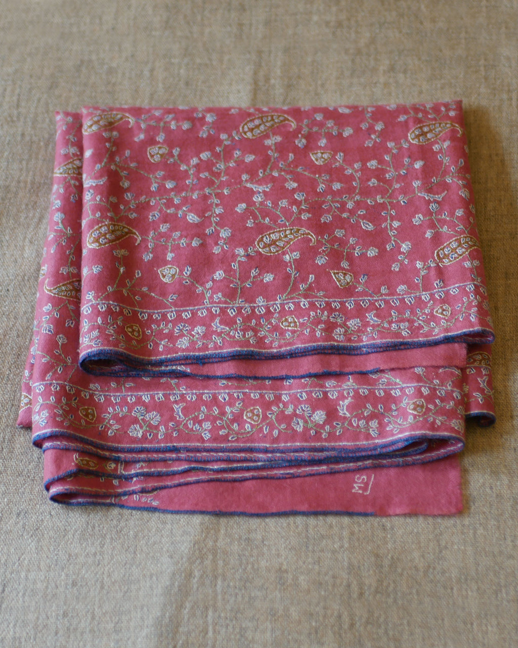 Faryab Pink Jamawar Pashmina Shawl – Limited Edition