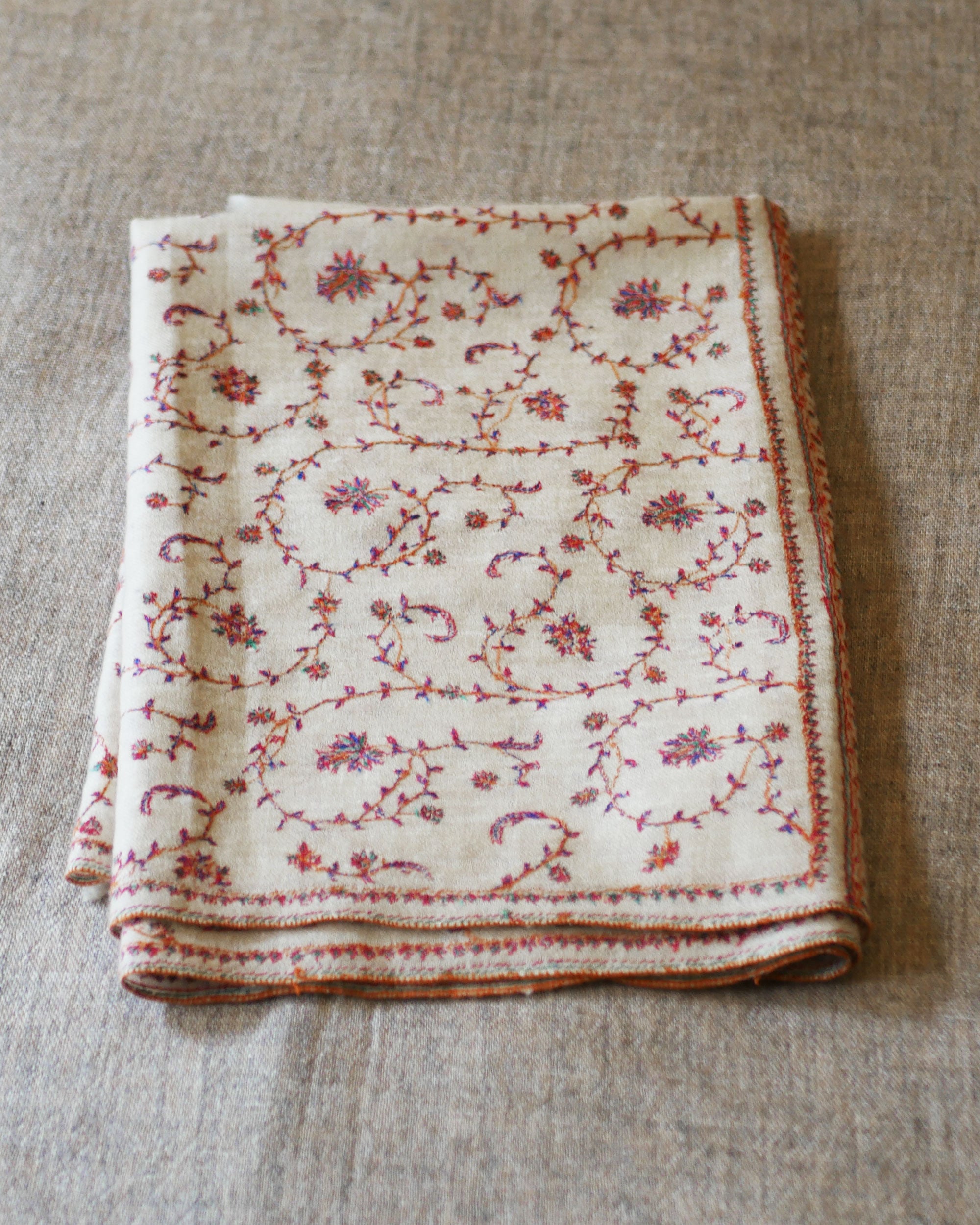 Hanara Ivory Pashmina Shawl