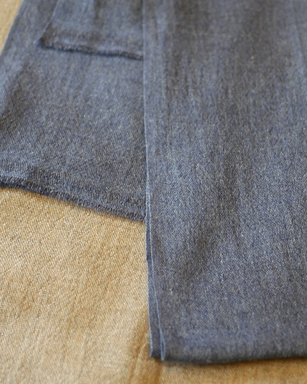 Himalayan Slate Raw Pashmina Shawl – Handmade in Nepal