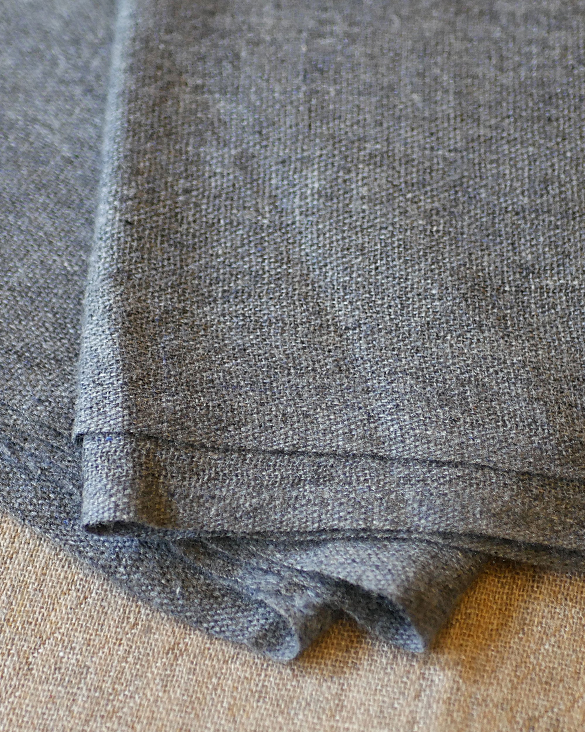 Himalayan Slate Raw Pashmina Shawl – Handmade in Nepal
