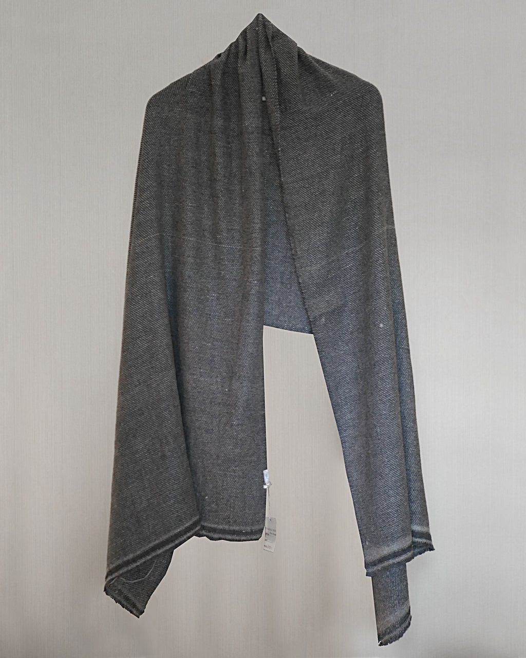 Glacial Mist Artisan Raw Pashmina Shawl – Handmade in Nepal, Ultra High Altitude