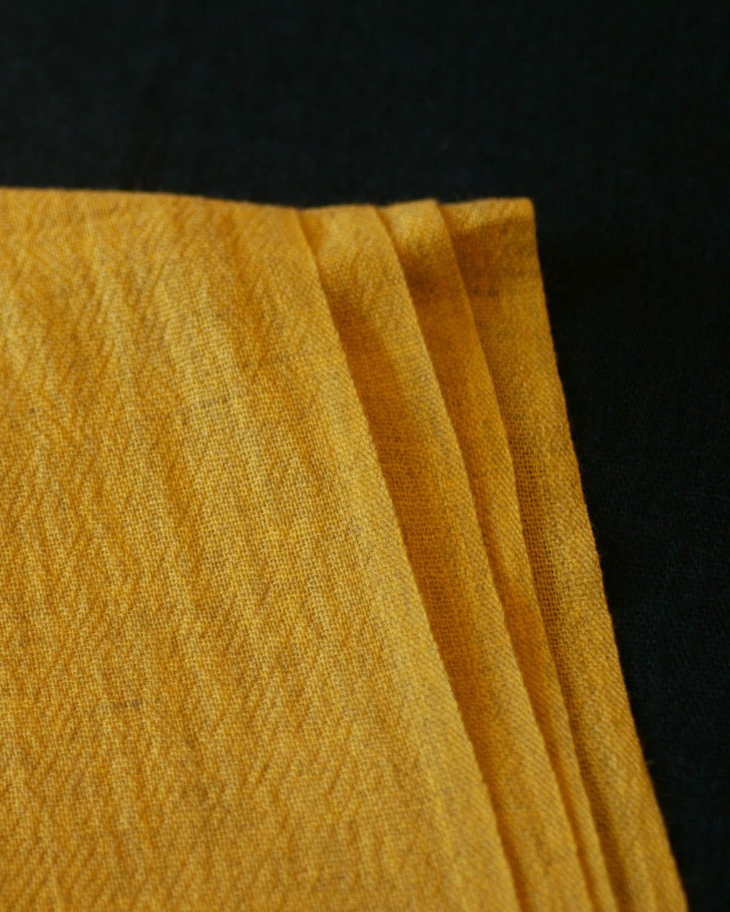 Himalayan Sunshine Raw Pashmina Shawl – Natural Yellow, Handmade in Nepal