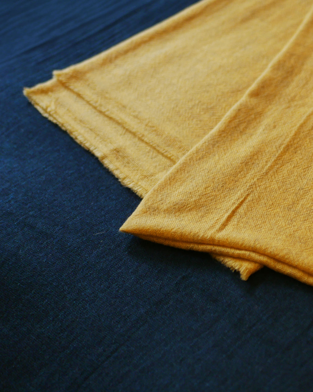 Himalayan Sunshine Raw Pashmina Shawl – Natural Yellow, Handmade in Nepal